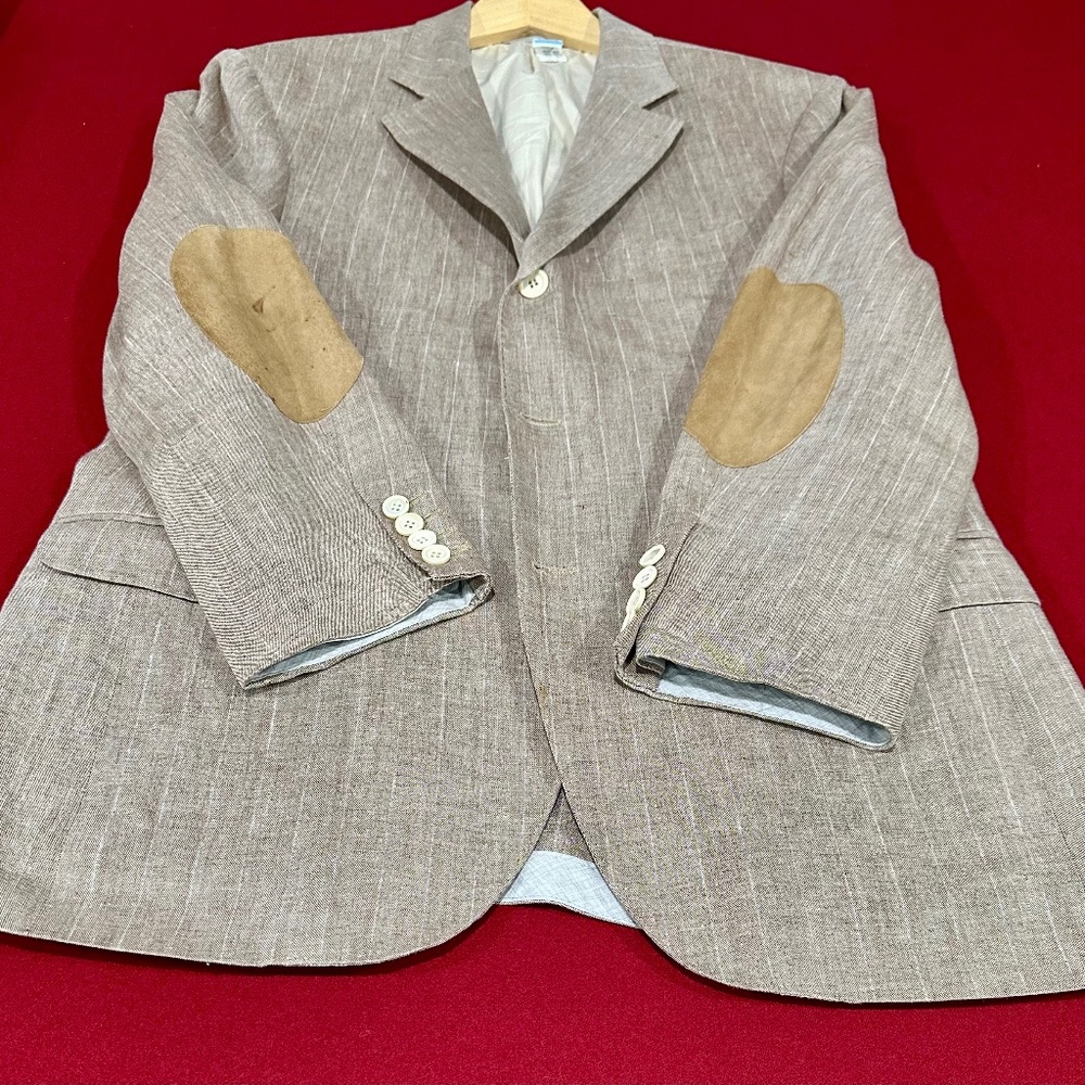 Men's Brunello Cucinelli Linen Blazer 52R